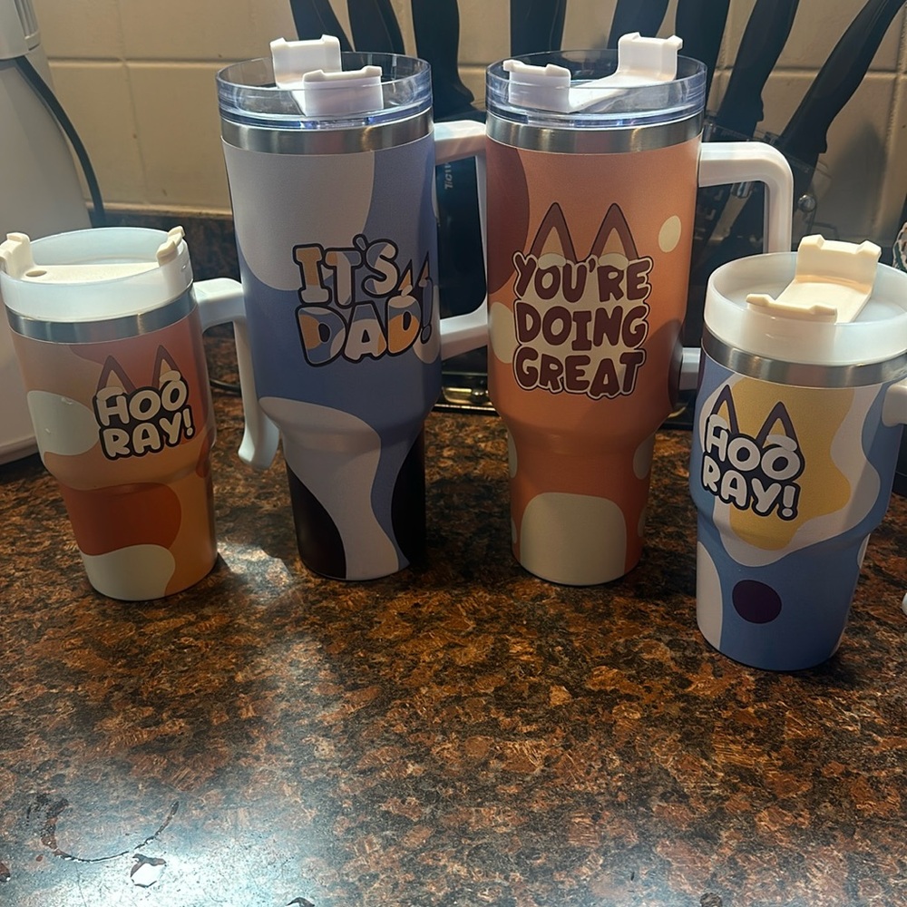 Bluey Family Tumbler set